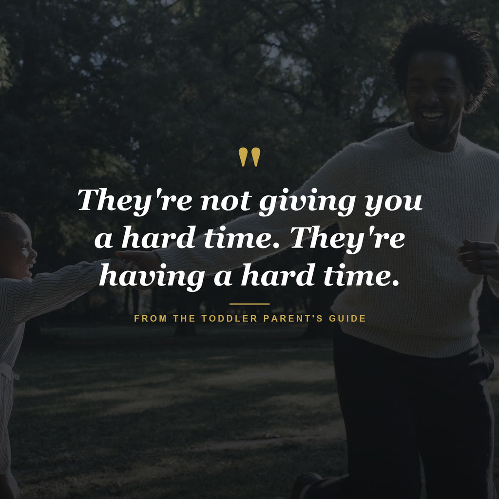 They're not giving you a hard time, they're having one — Toddler guide