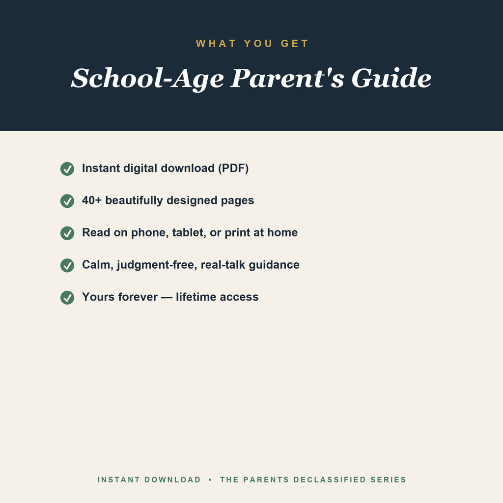 How to get the School-Age Parent's Guide — instant PDF