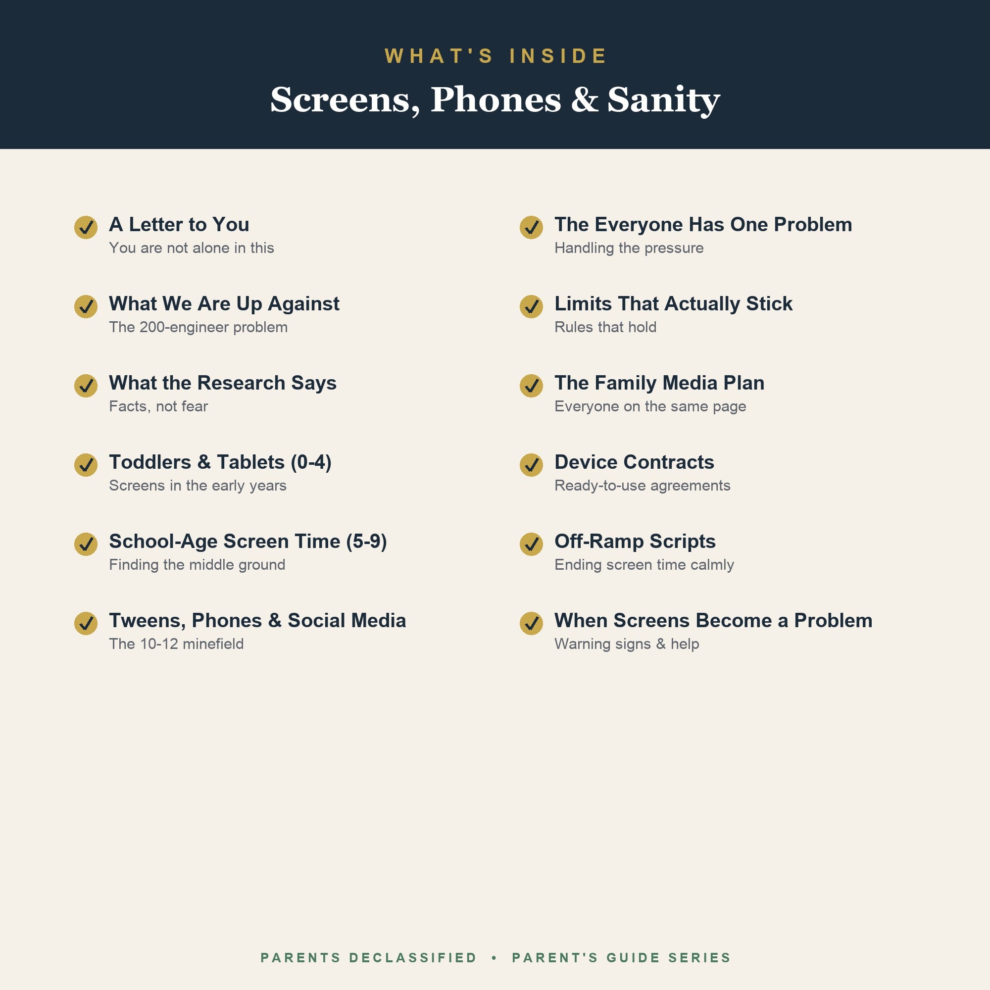 What's inside the screen-time guide