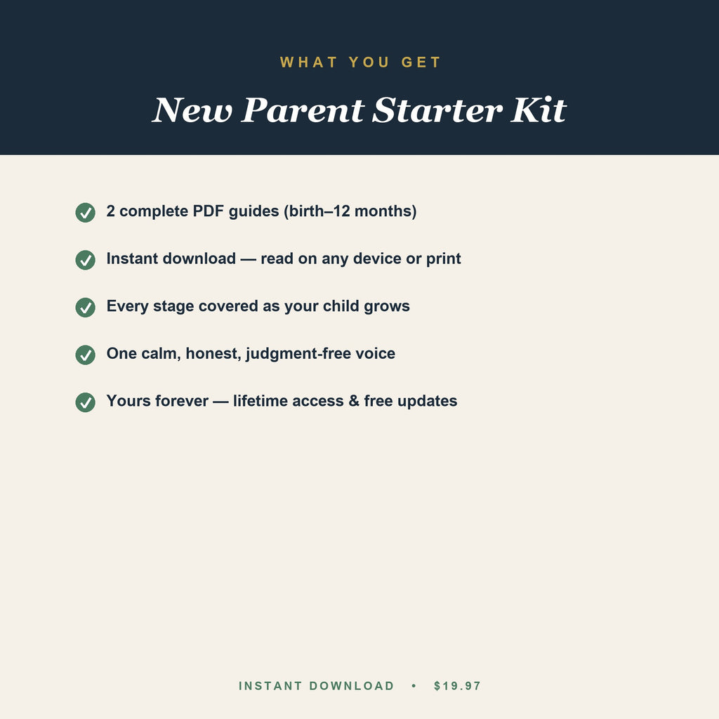 How to get the New Parent Starter Kit — instant PDF bundle