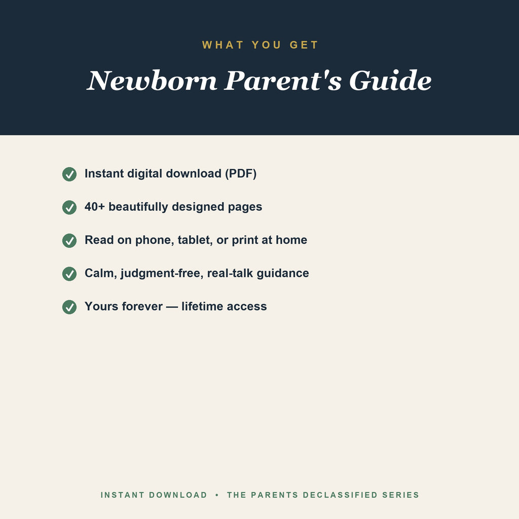 How to get the Newborn Parent's Guide — instant PDF