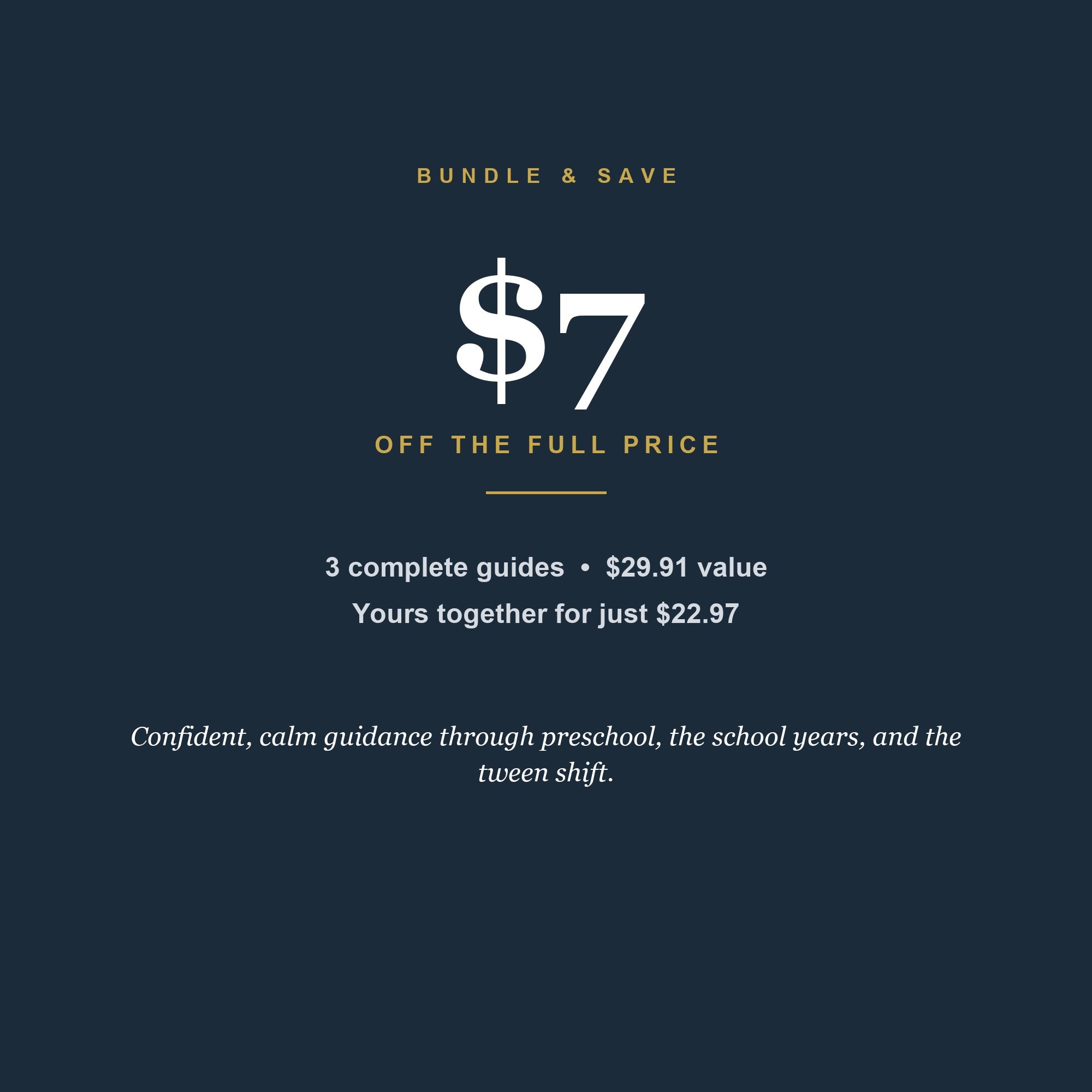 Bundle and save — Growing Years Bundle value
