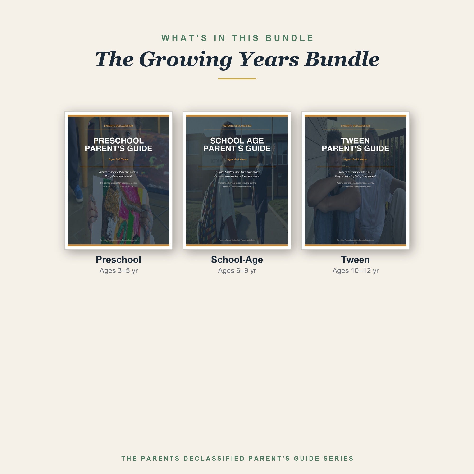 What's included in the Growing Years Bundle