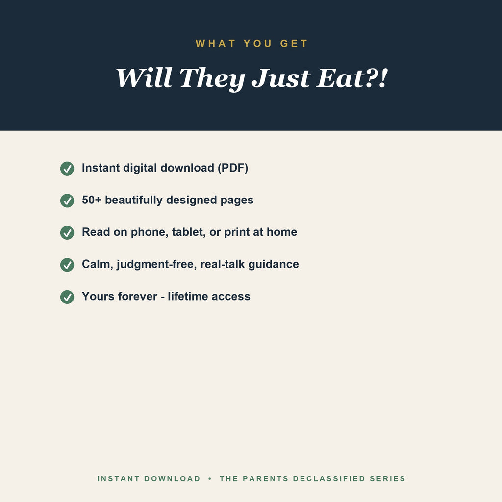 What you get with the feeding guide