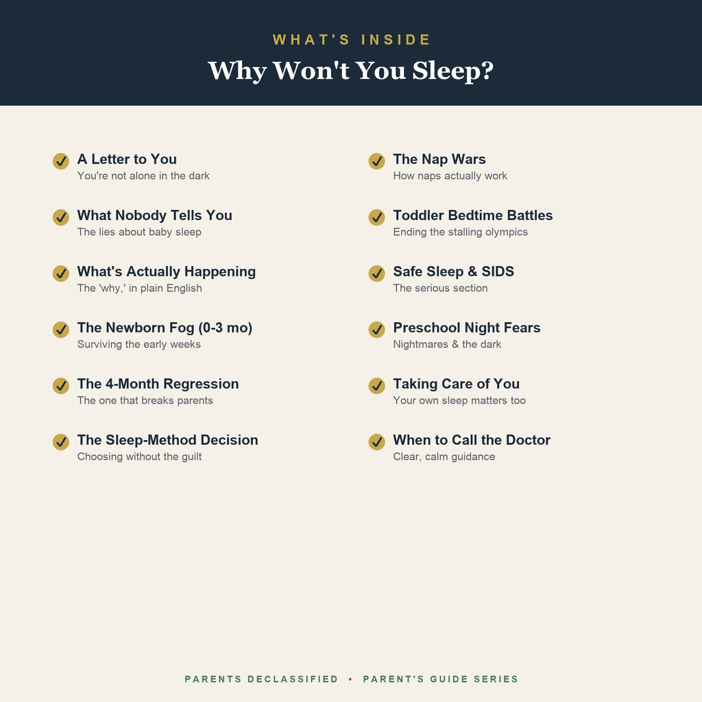 What's inside the sleep guide contents