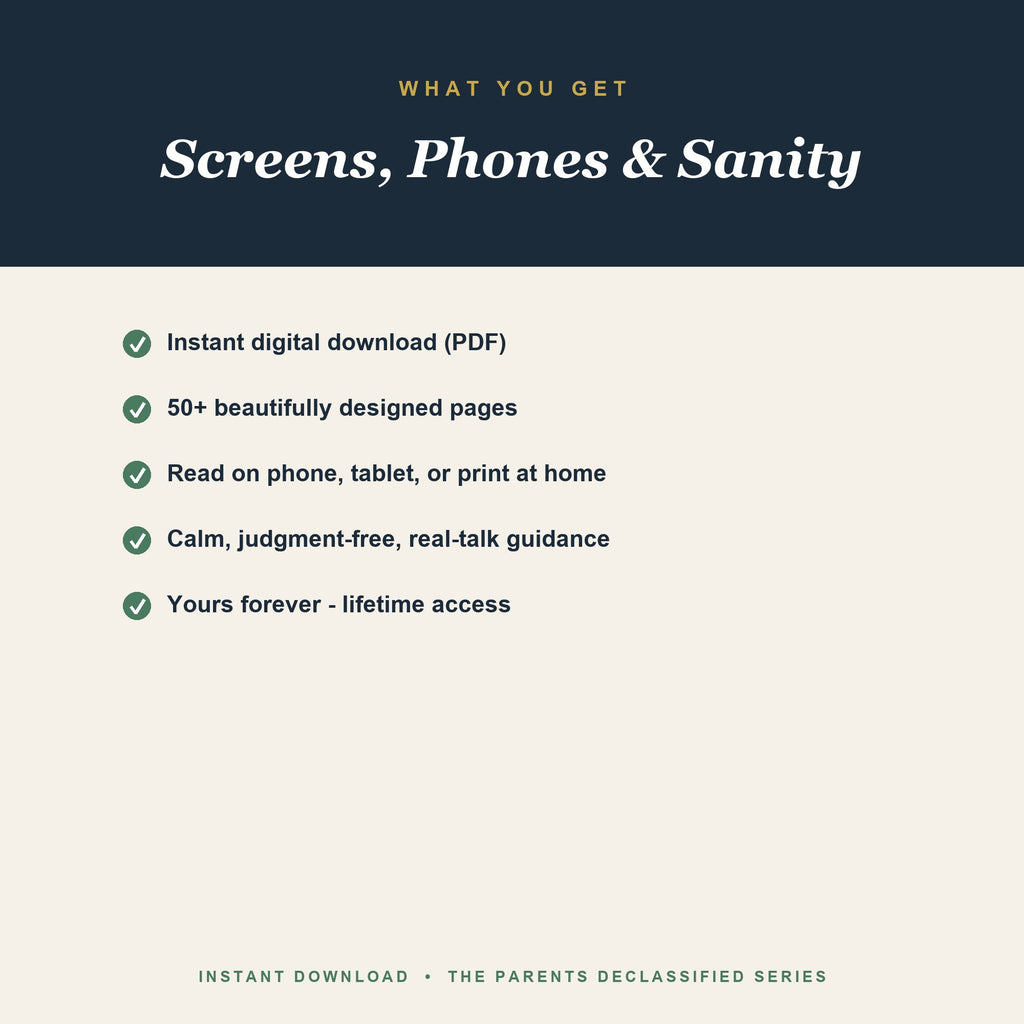 What you get with the screen-time guide
