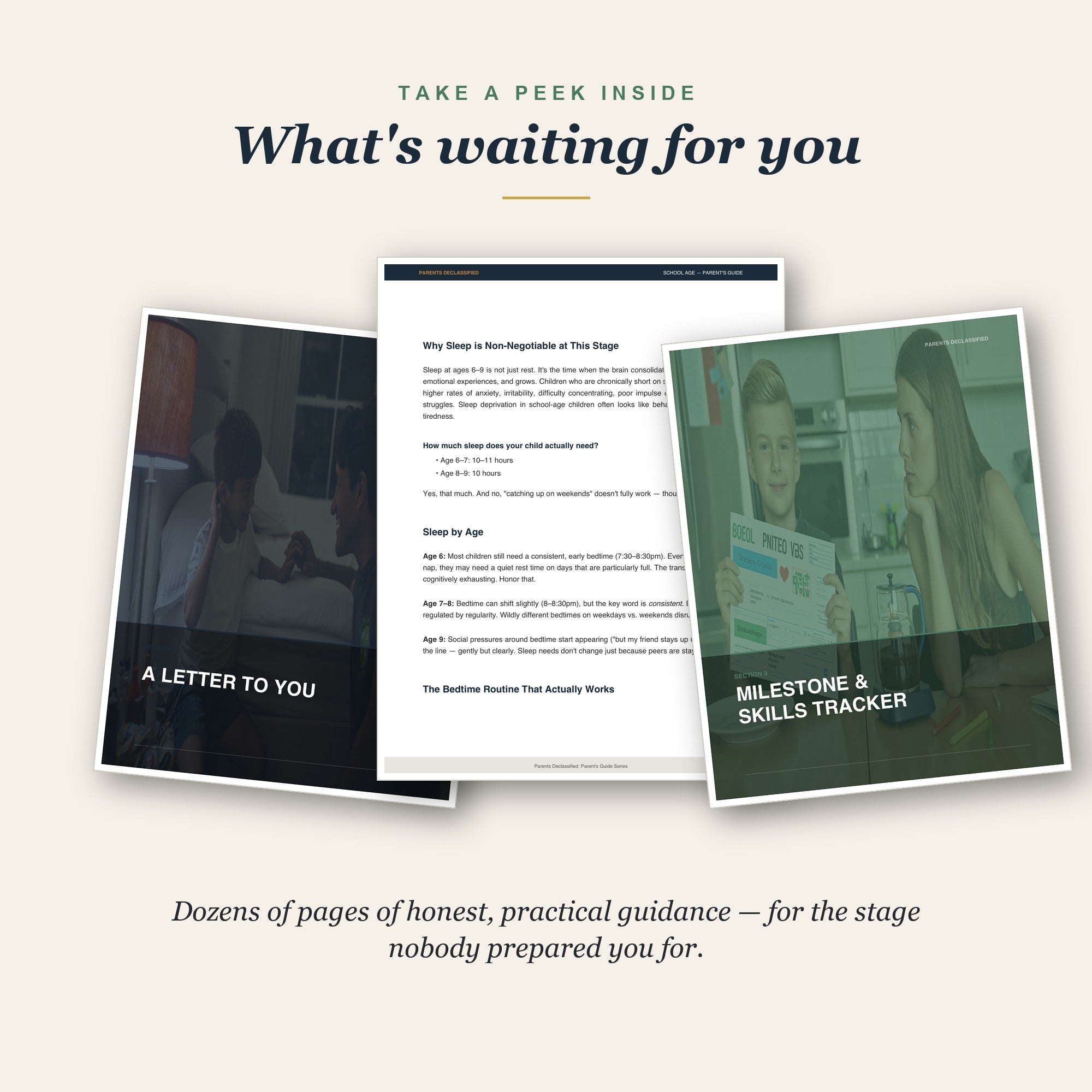 Peek inside the School-Age Parent's Guide