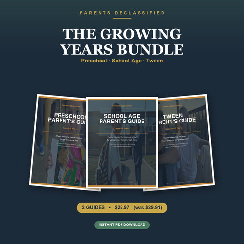 The Growing Years Bundle — Preschool, School-Age & Tween cover
