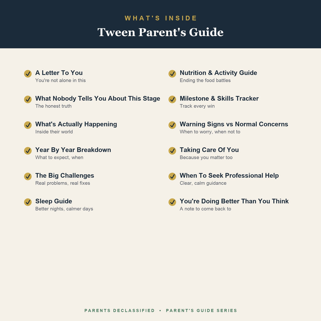 What's inside the Tween Parent's Guide